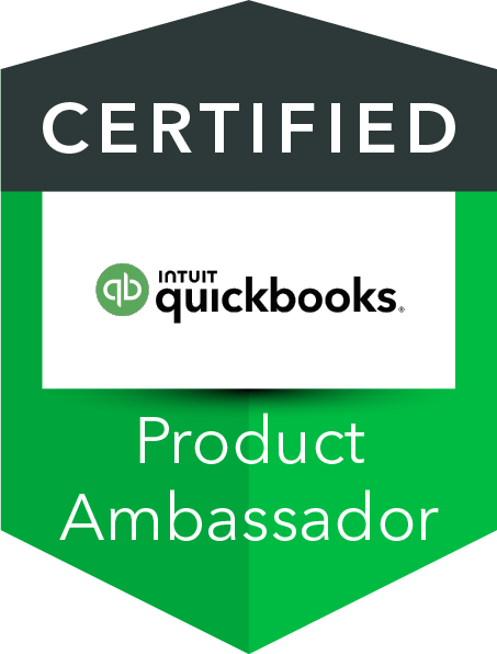 Certified Intuit QuickBooks Product Ambassador Badge