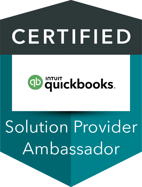 Certified Intuit QuickBooks Solution Provider Ambassador Badge