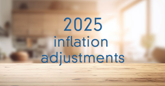 '2025 INFLATION ADJUSTMENTS'